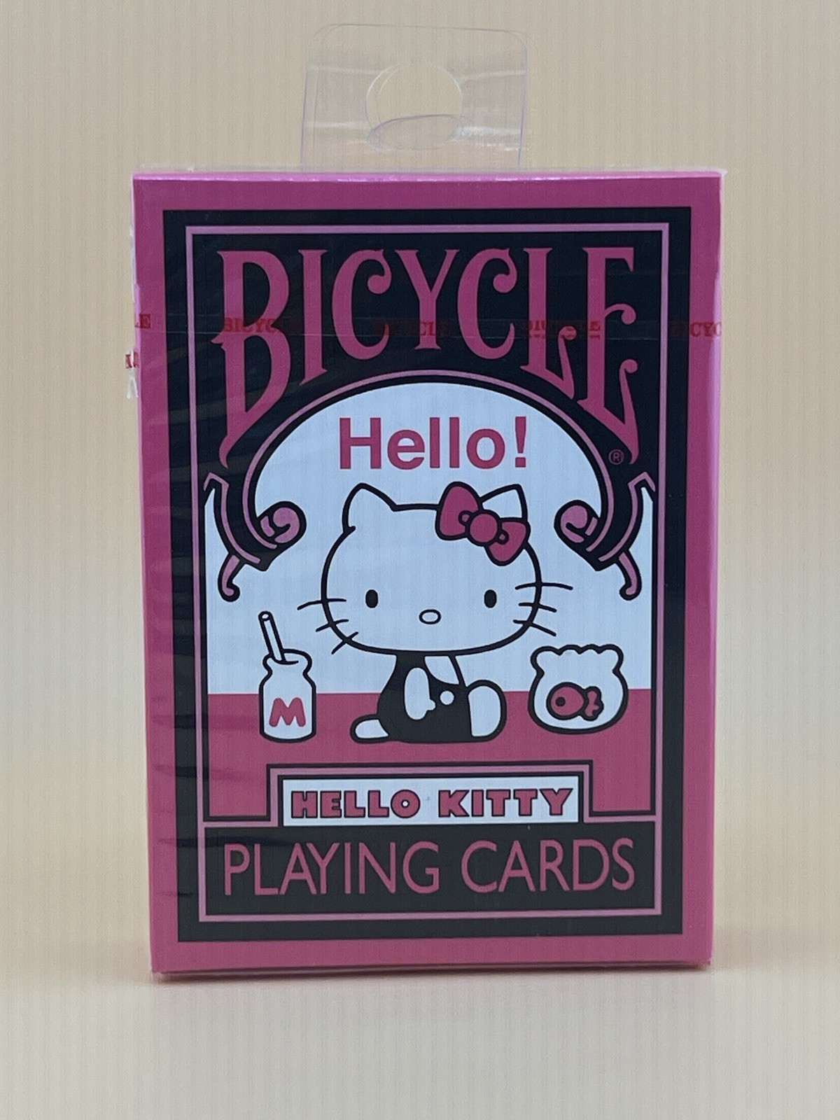 Bicycle Hello Kitty Playing Cards, Black & Pink, 1 Deck New Sealed