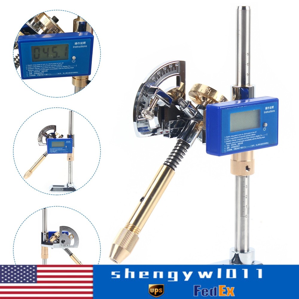 Digital Display Angle Manipulator Gem Faceting Machine Angle Polishing Handle