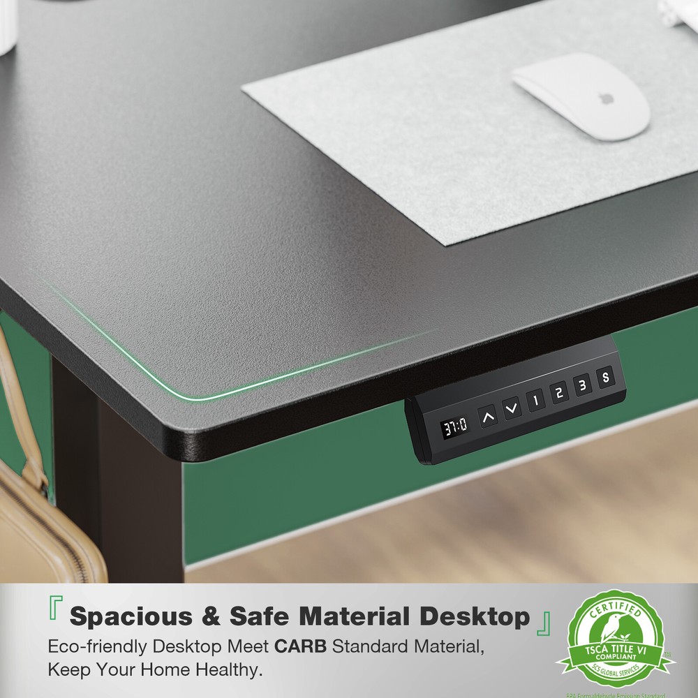 Electric Standing Desk Height Adjustable Desk Home Office Computer Table
