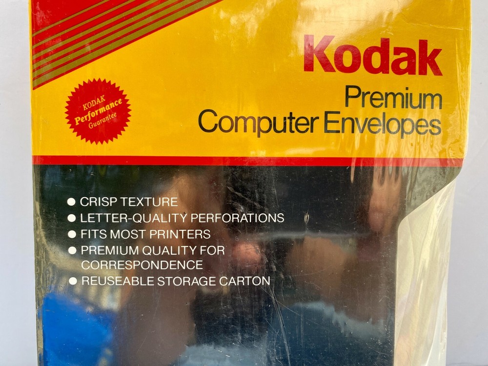 Kodak Premium Computer Printer 100 Continuous-Feed Business Size Envelopes ~ New