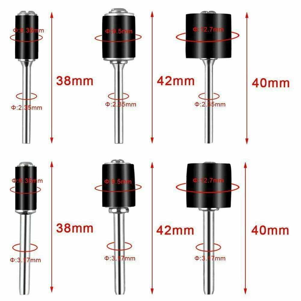 252pcs Sanding Drum Kit For Nail Drill Bits Dremel Accessories Rotary Tool+Box