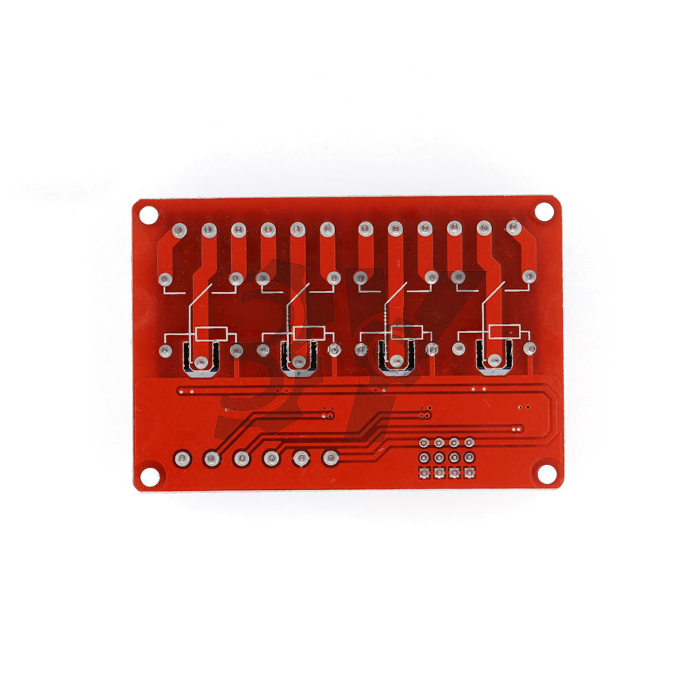 ONE 4 Channel Optocoupler Relay Module DC 5V/12V/24V