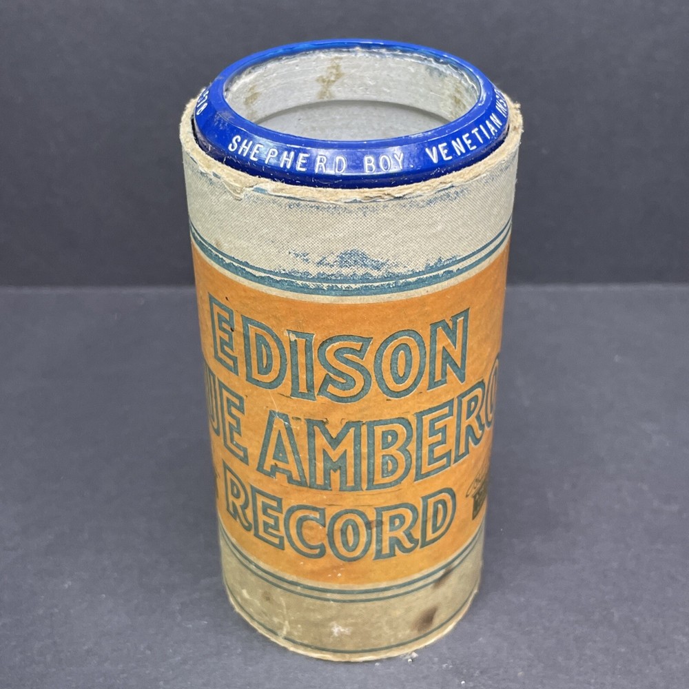 Shepherd Boy Instr. Edison Blue Amberol Cylinder Phonograph Record c1912
