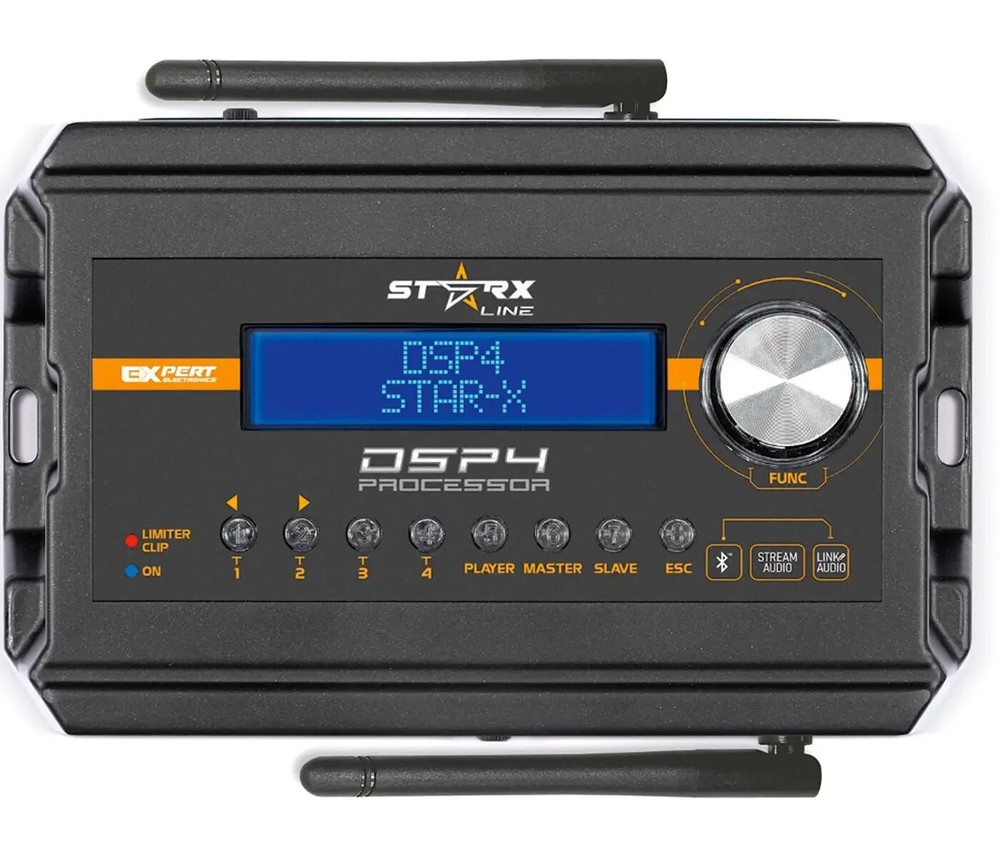 Expert Processor Dsp4 Starx 4 Channels Bluetooth Stream Audio Player