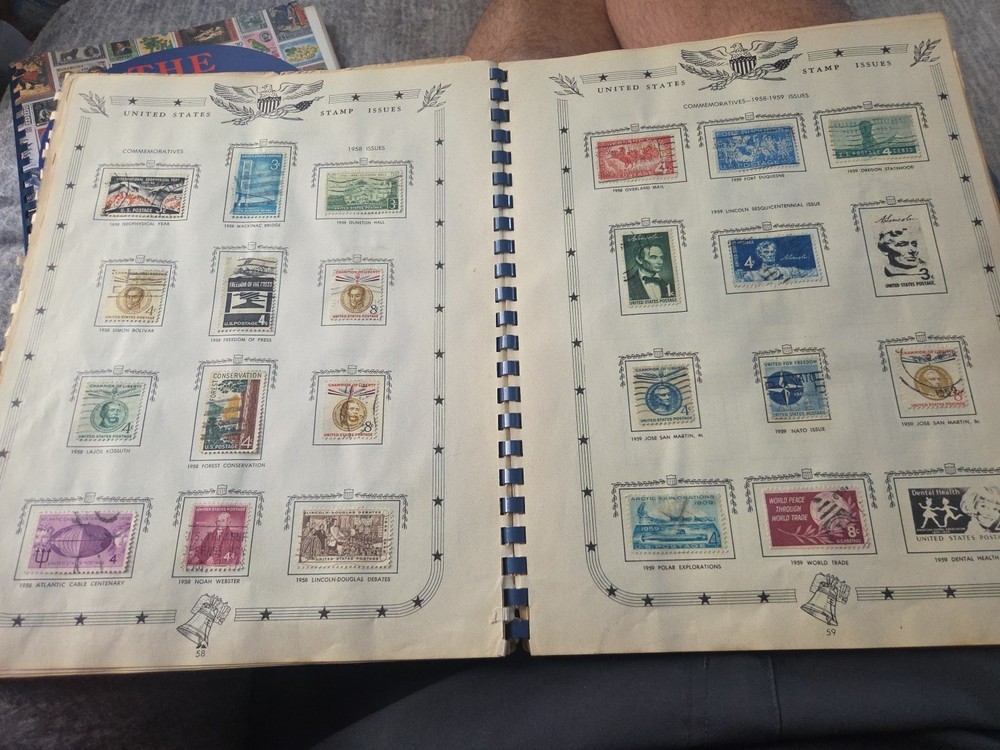 Jefferson United States Stamp Album Fully Illustrated