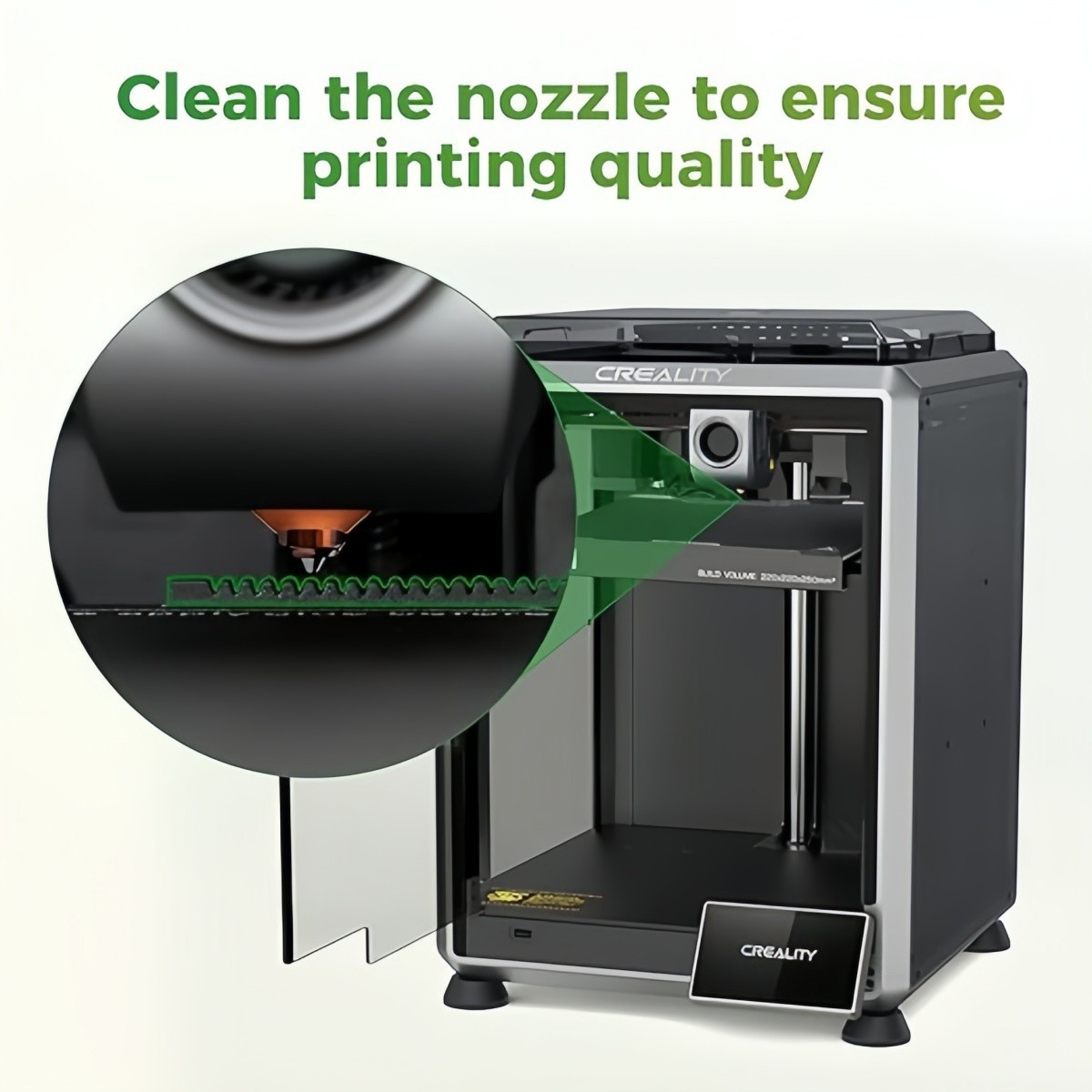 5pcs Creality K1 Series Multi-Color Upgrade Nozzle Wiper Kit