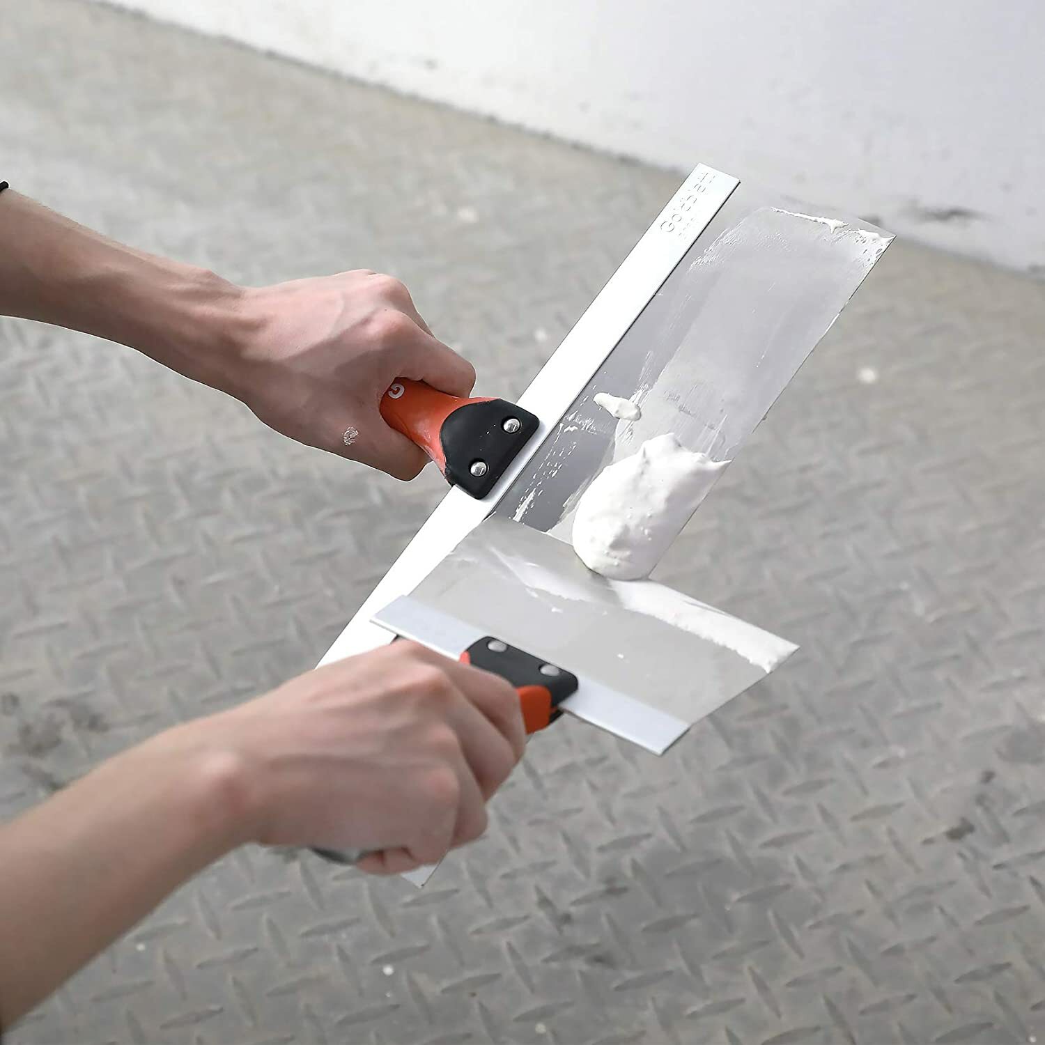 Goldblatt 5 PCS Stainless Steel Taping Knives For Drywall Joint Taping Finishing