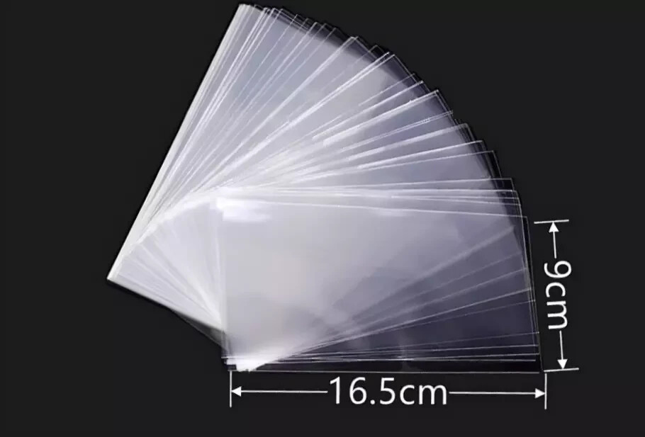 200 PCS Currency Sleeves Bill Holder Plastic Paper Money Holders for Collectors