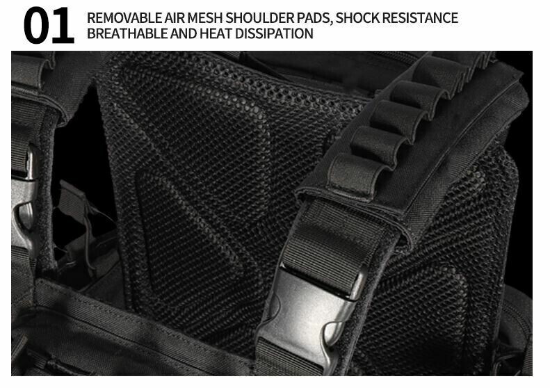 Urban Assault Desert Fox Tactical Vest Plate Carrier W/ Level III Armor Plates