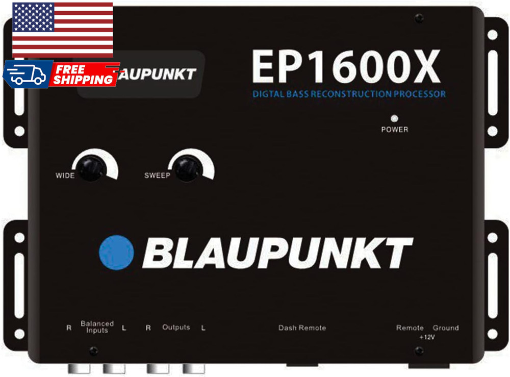 EP1600X EP1600X Digital Bass Processor with Remote (Black)