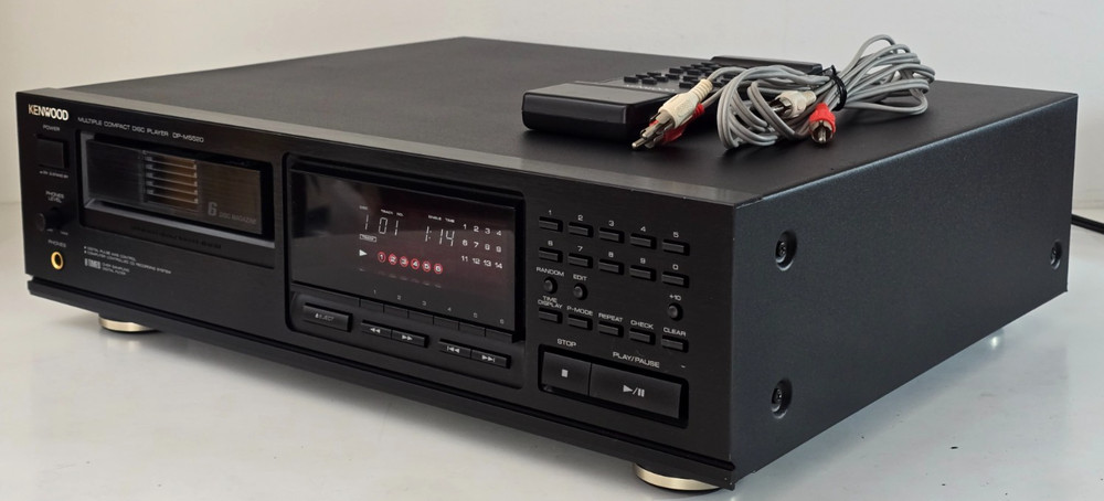 Kenwood DP-M5520 Multi CD Compact Disc Player (6 CDs) w/Remote (Tested/Working)