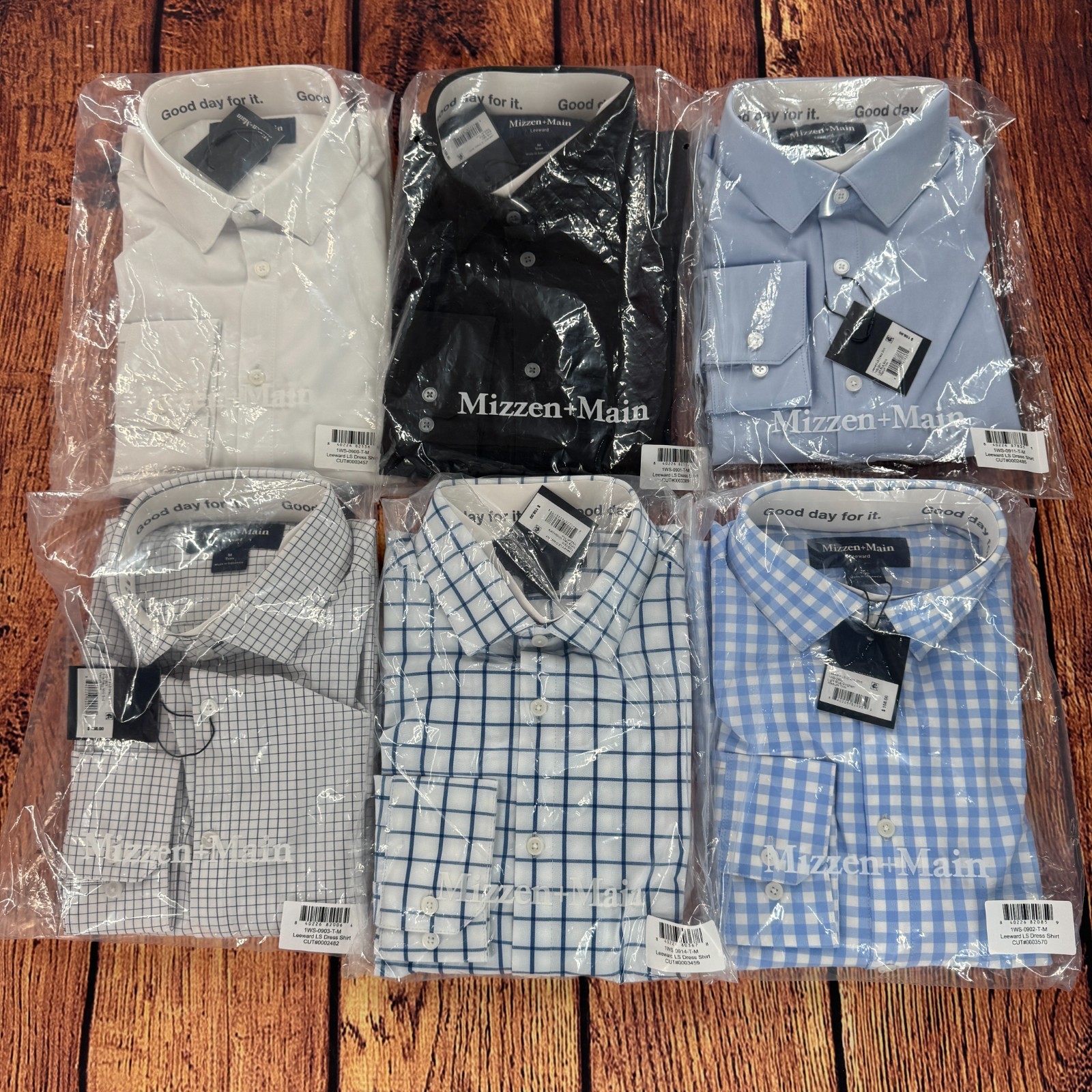 Mizzen + Main Leeward Dress Shirt - Trim Fit - Regular Length - Various Colors