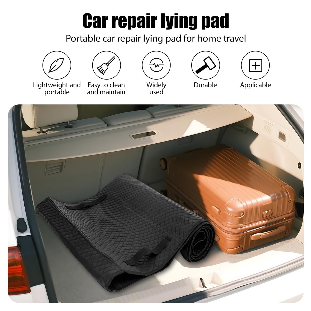 Magical Car Rolling Creeper Mat, 58 x 27 Inch Anti-Slip Under Vehicle Repair
