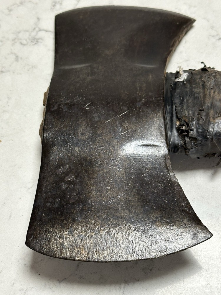 BBB Bingham’s Best Brand Double Bit Axe Phantom Pattern Hand Made 8.75” Vintage