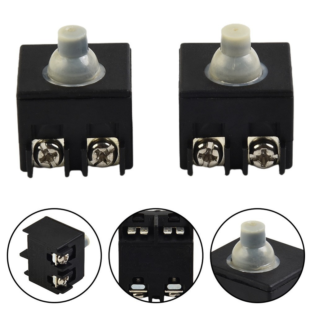 Switch Accessories Plastic & Metal Push Button 100mm /4\" 250 (V) 2pcs