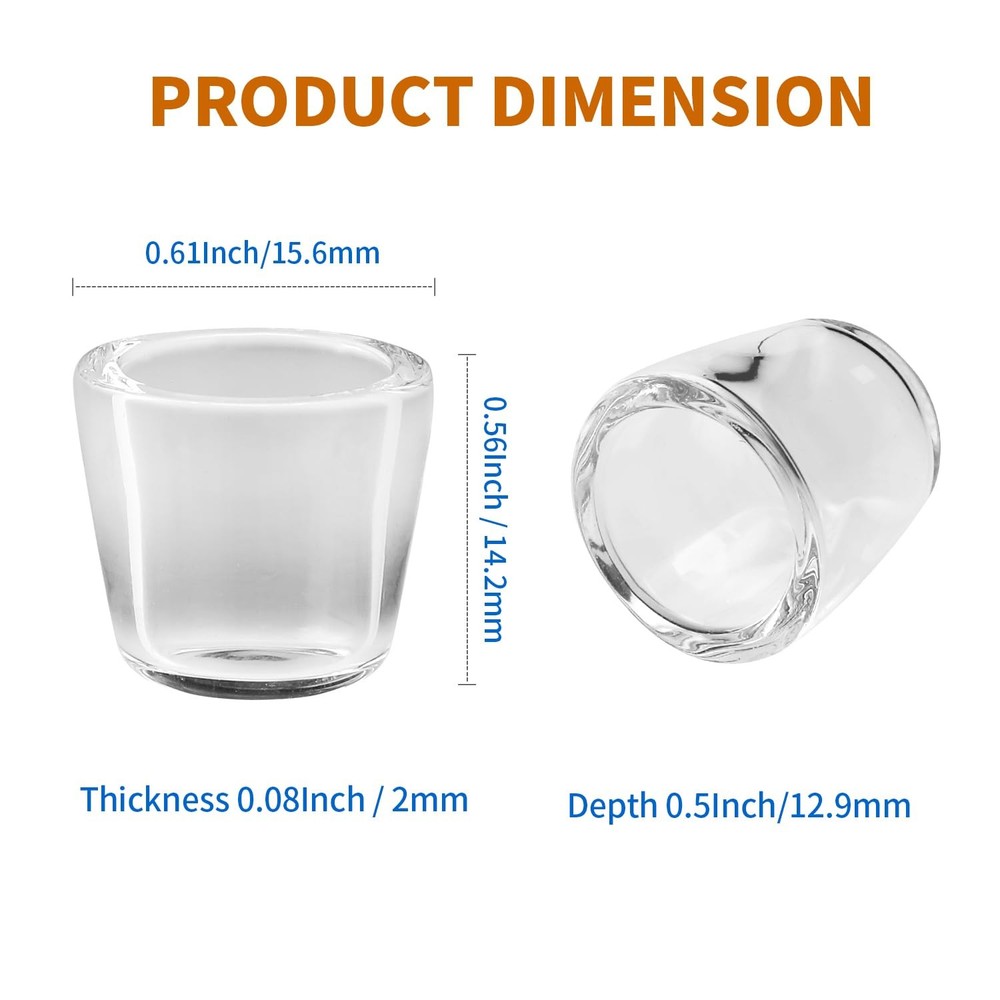 3 Pack Quartz Inserts for Peak Accessory Bowl Enhanced Performance Reused Qua...