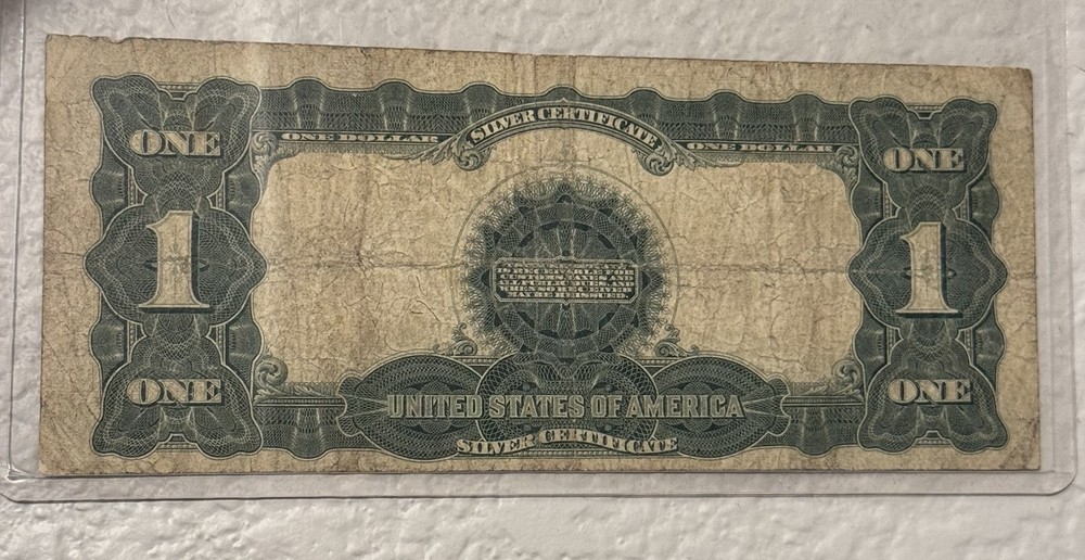 RARE 1899 $1 ONE DOLLAR “BLACK EAGLE” SILVER CERTIFICATE LARGE SIZE NOTE