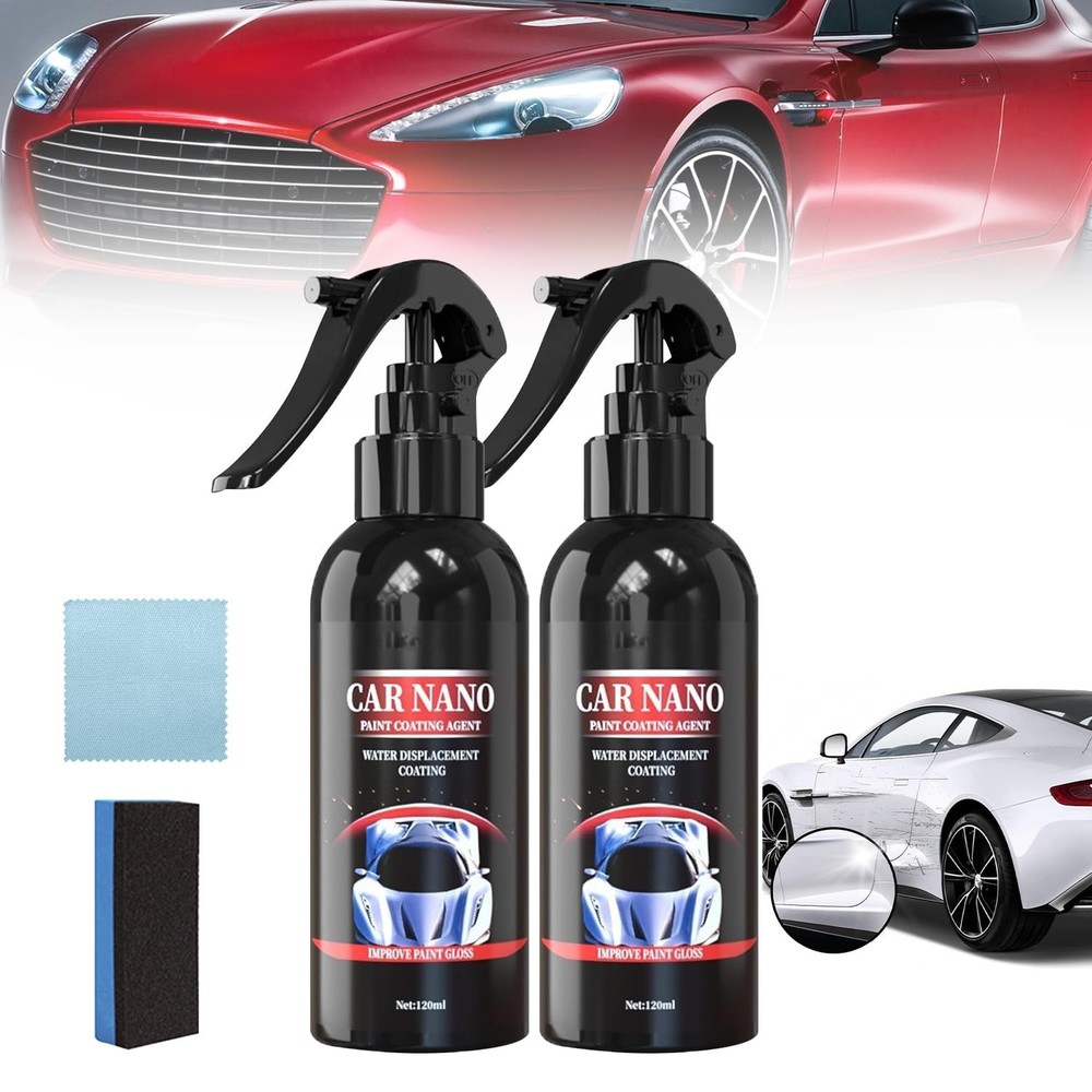 Nurafix 2PCS Ultra-Fine Nano Scratch Remover - Versatile Car Surface Protector