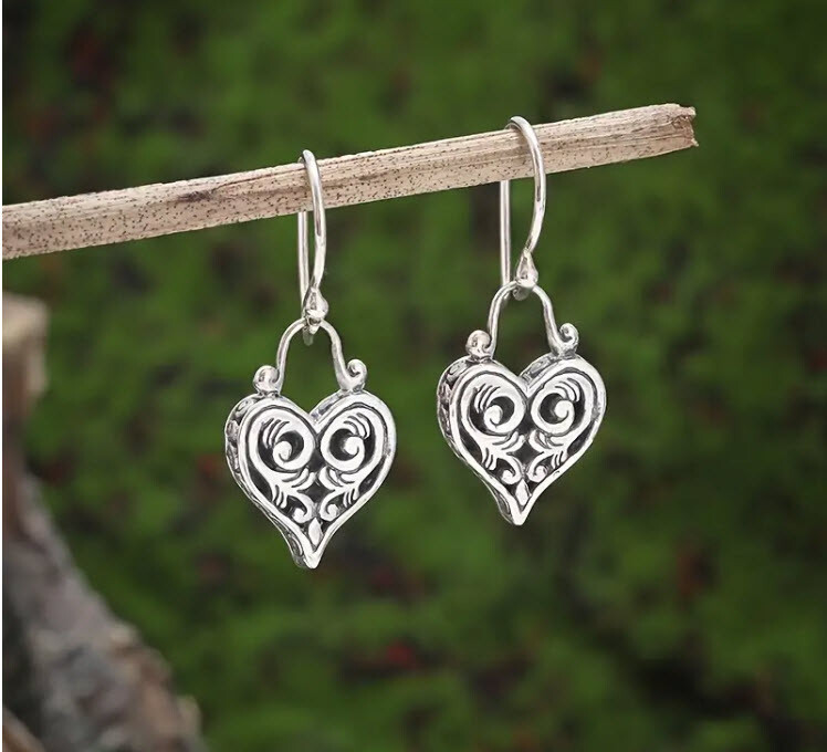BRIGHTON BEACH Heart Dangle Earrings