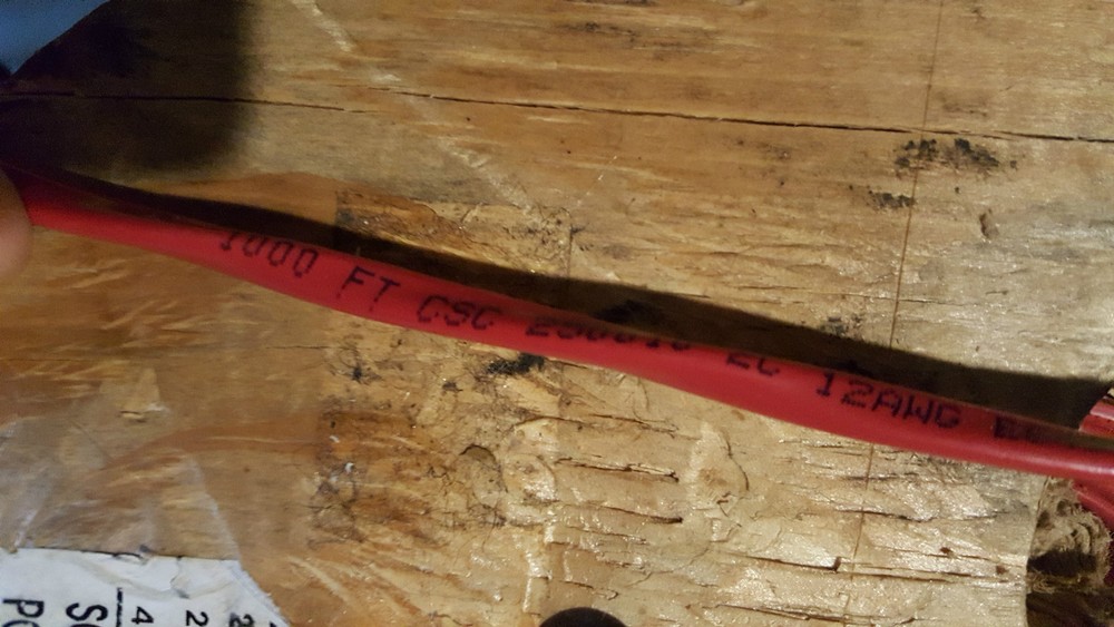 CSC 250010 12/2C 12awg Solid Bare Riser Fire Alarm/Audio/Comm Cable Red /50ft