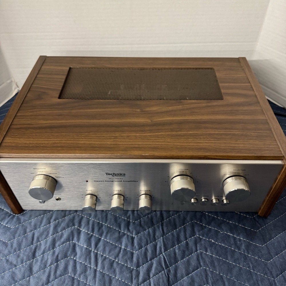 TECHNICS SU-7600 VINTAGE INTEGRATED AMPLIFIER - SERVICED - CLEANED - TESTED