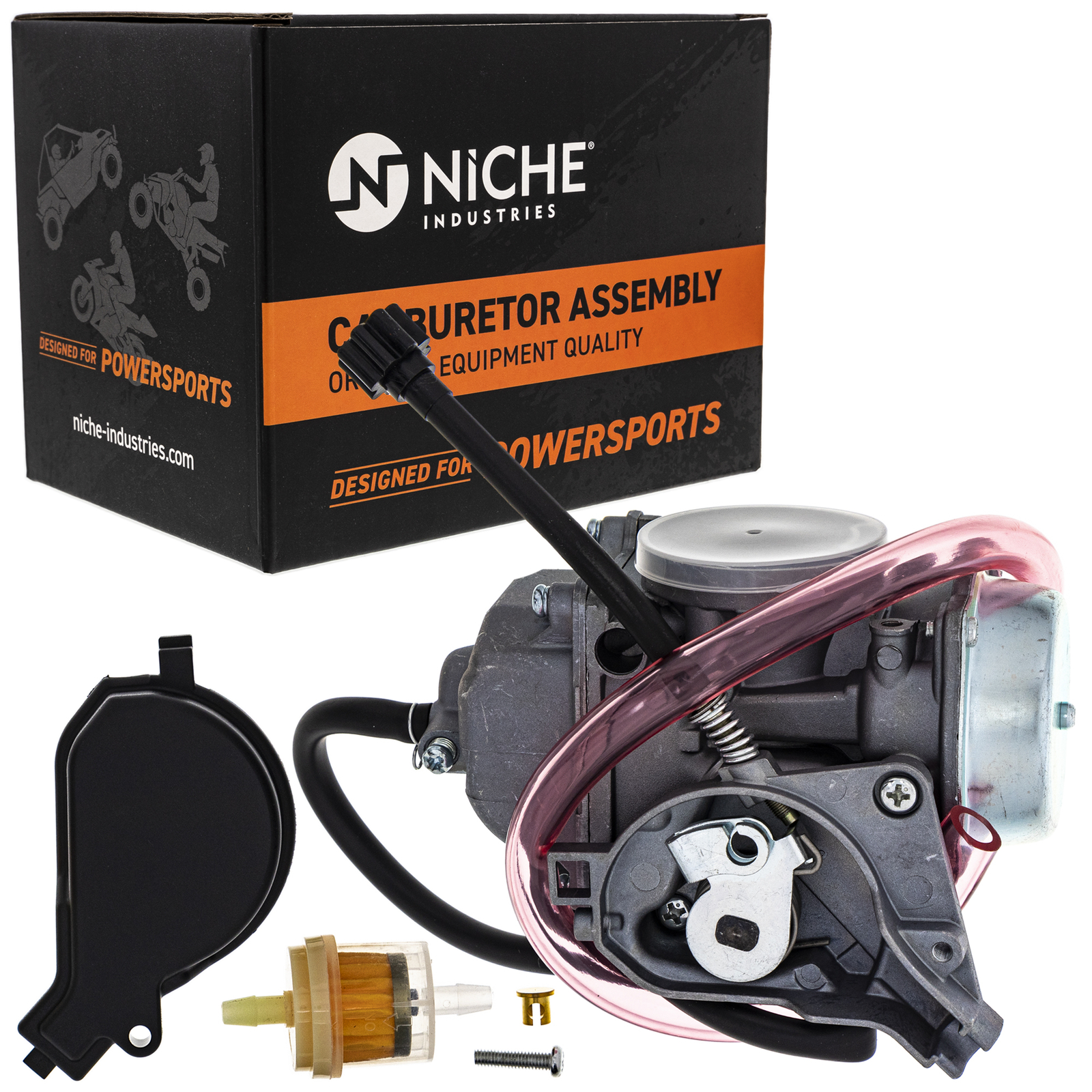 NICHE Carburetor for 2012-2018 Kawasaki Brute force 300 KVF300C 15004-Y004 ATV