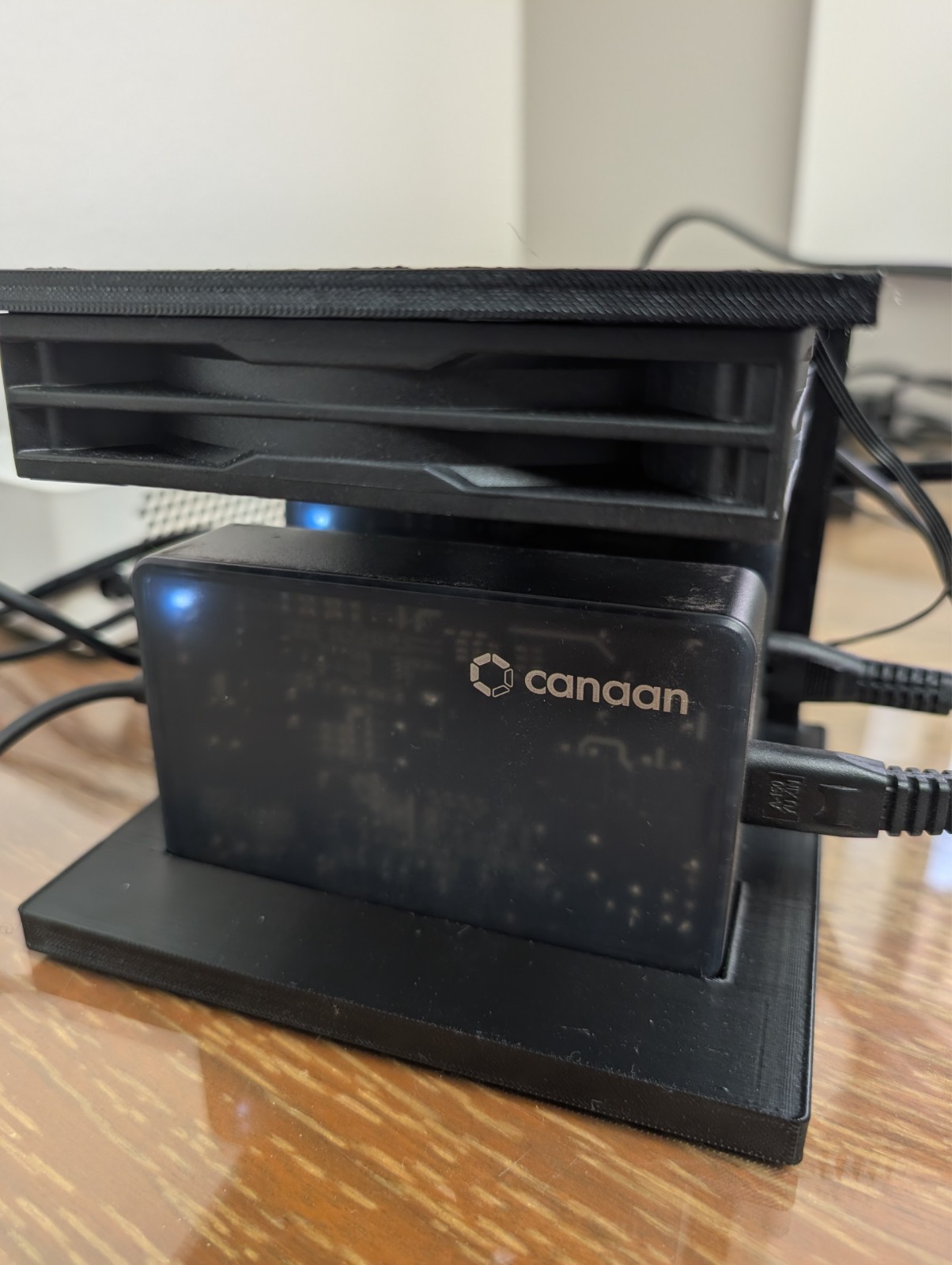 Avalon nano 3 & 3s - 3D Printed Cooling Base for PSU - 120mm Fan Mount