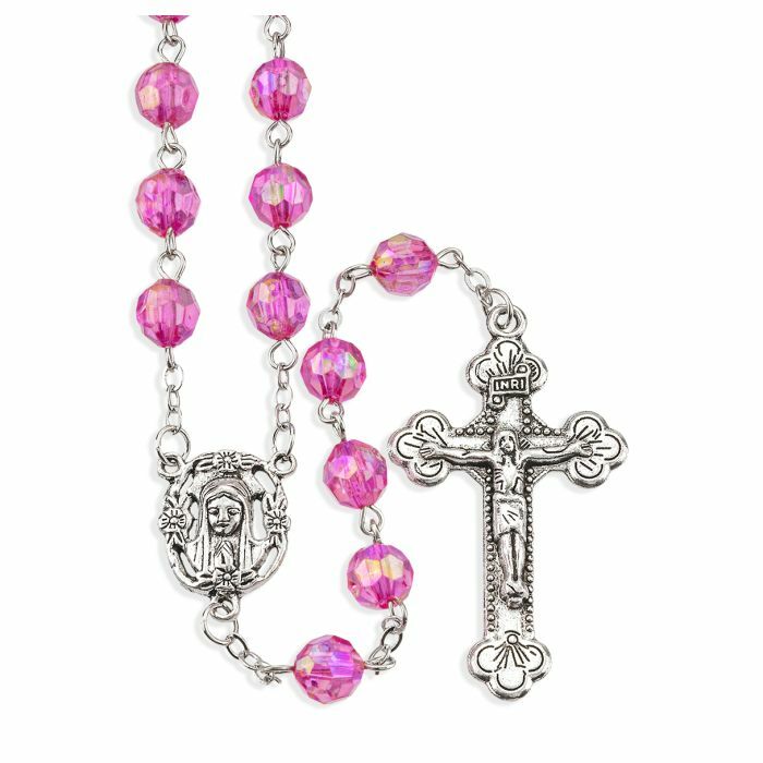 October Rose Birthstone Rosary