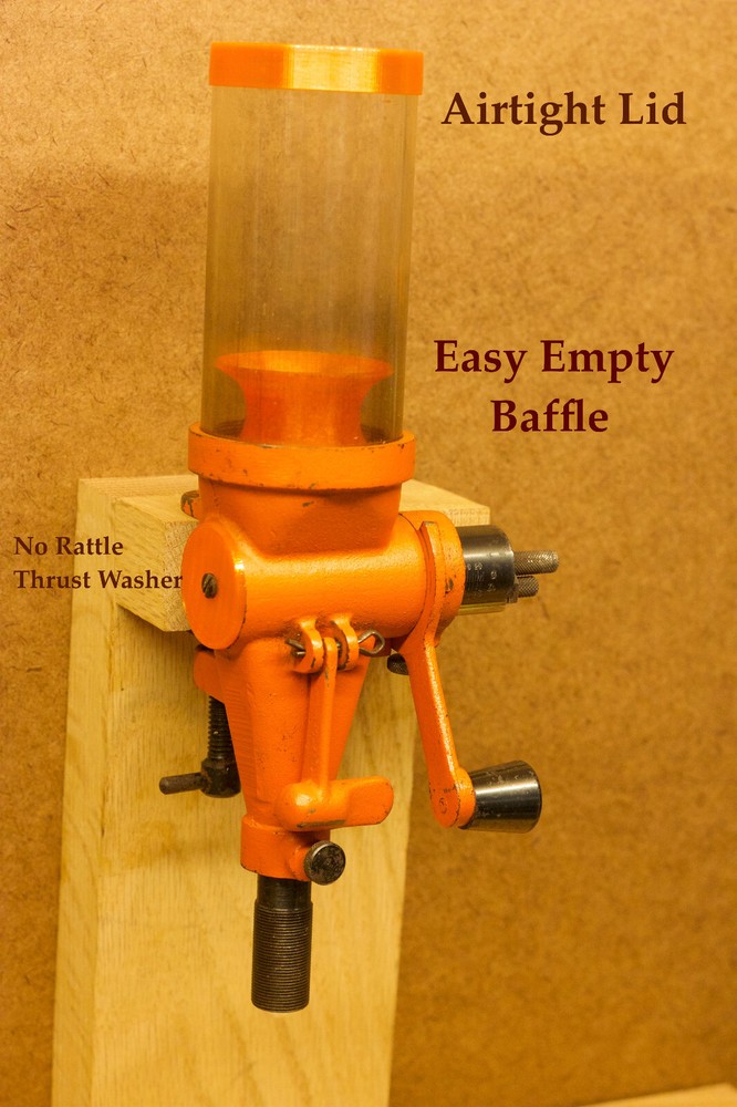 Lyman 55 Powder Throw Baffle, Lid, and Thrust Washer