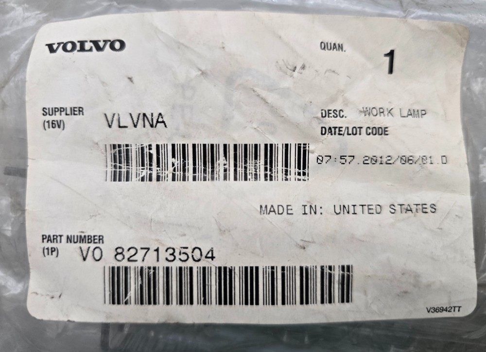 82713504 | Volvo Marker Light/Sunvisor
