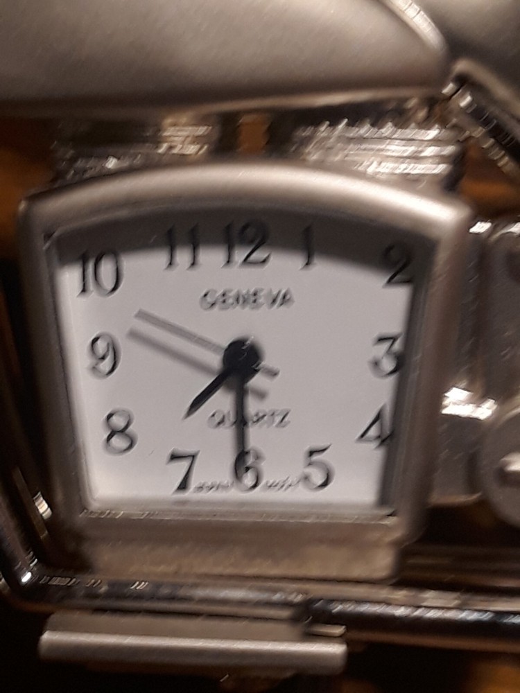 Motorcycle Clock. Geneva Quart