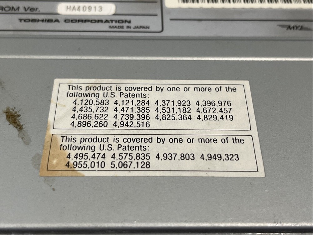 Compact disk RU CD-Rom Drive