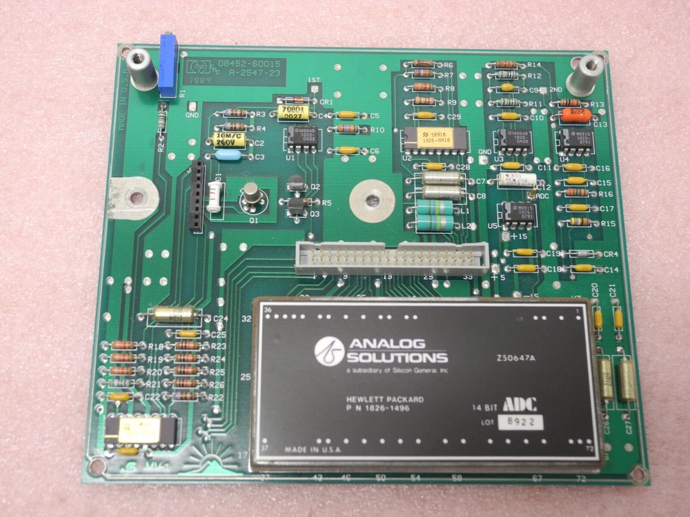 HP 08452-60015, A-2547-23, SHUTTER ASSY, HP8452A DIODE ARRAY SPECTROPHOTOMETER