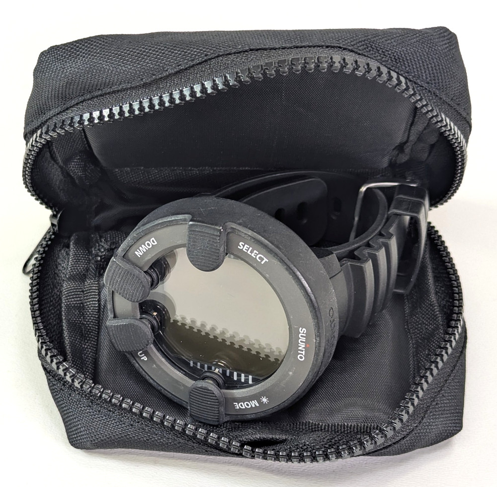 Suunto Soft Bag Padded Pouch Case Scuba Dive Computer Zippered Protector