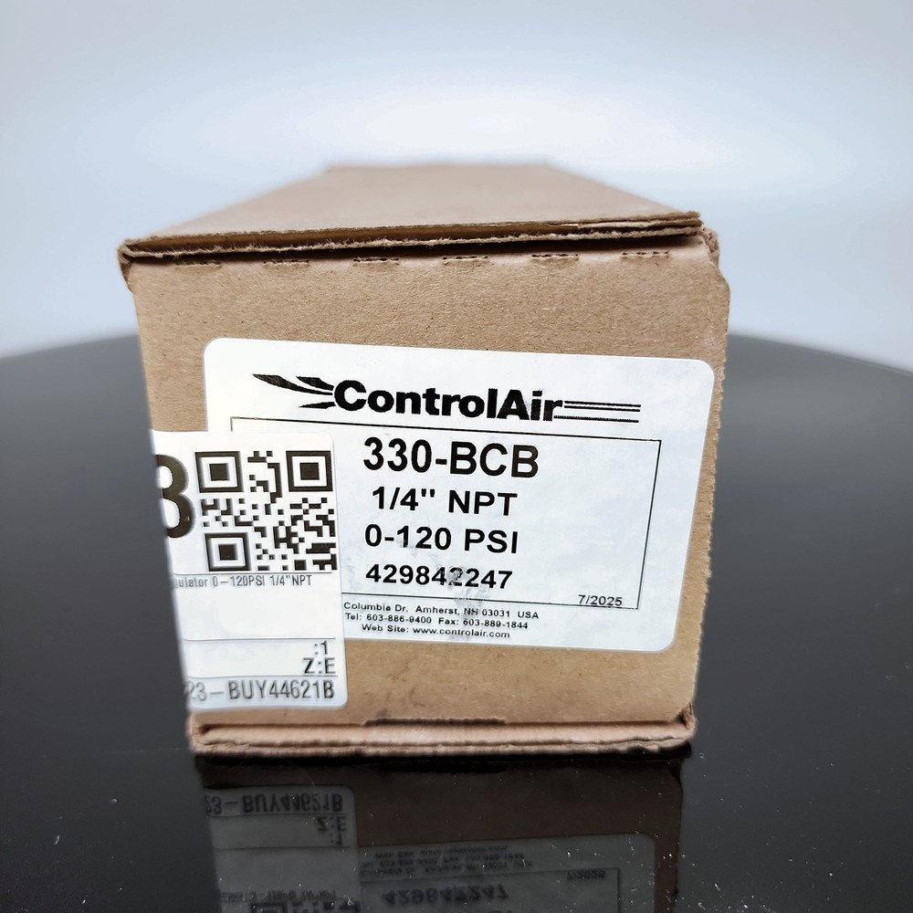 ControlAir 330-BCB Pneumatic Filter Regulator 1/4" NPT 0-120 PSI