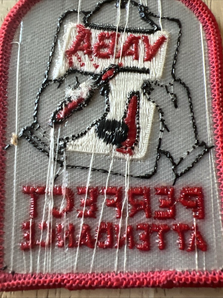 vintage YABA Perfect Attendance bowling patch