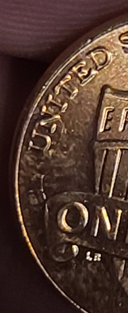 2023 Lincoln Shield Penny Reverse Die crack Obverse Chips Uncirculated