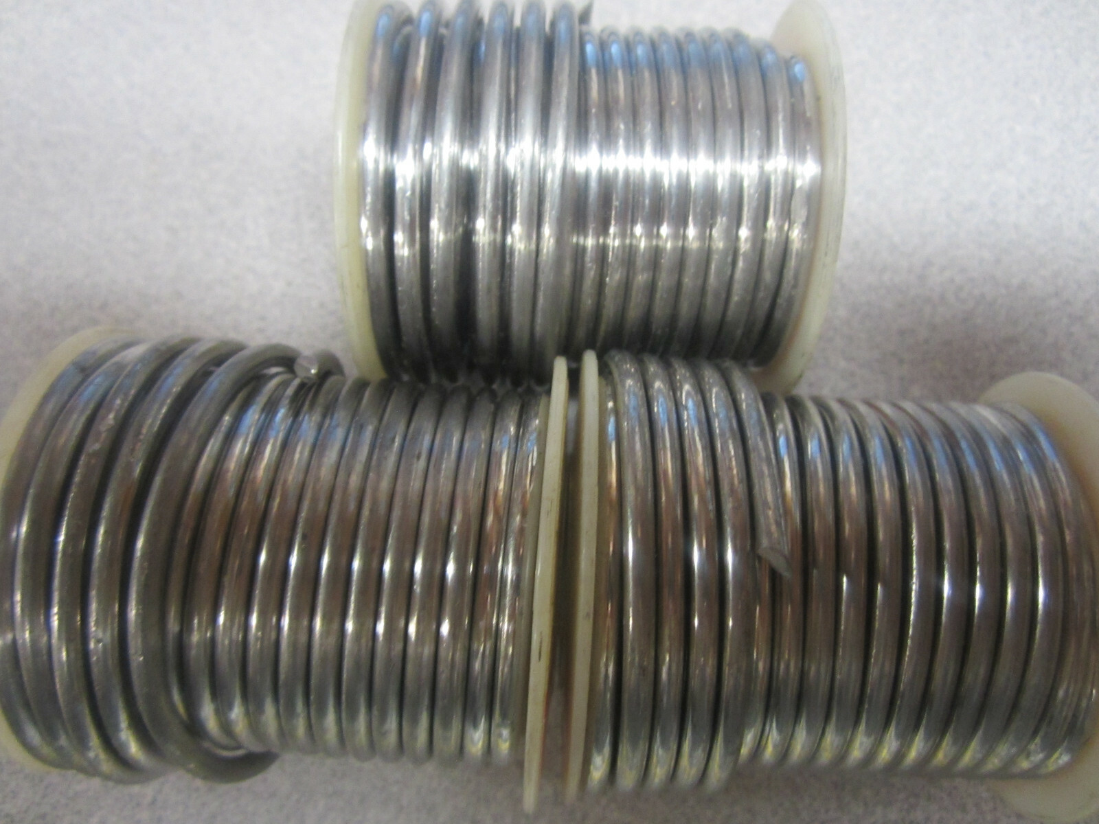 LOT OF 3 ROLLS CANFIELD 50/50 Solder TIN / LEAD FOR STAINED GLASS