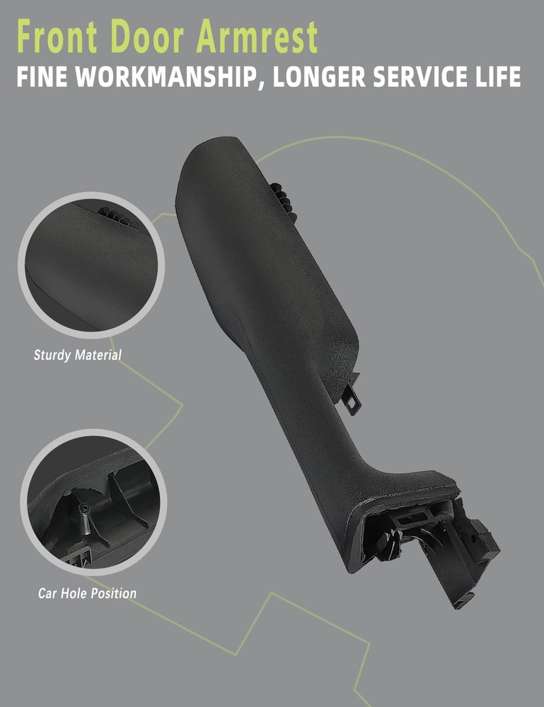 Front Driver Side Door Armrest Handle Compatible with Chevy Silverado/GMC Sie...