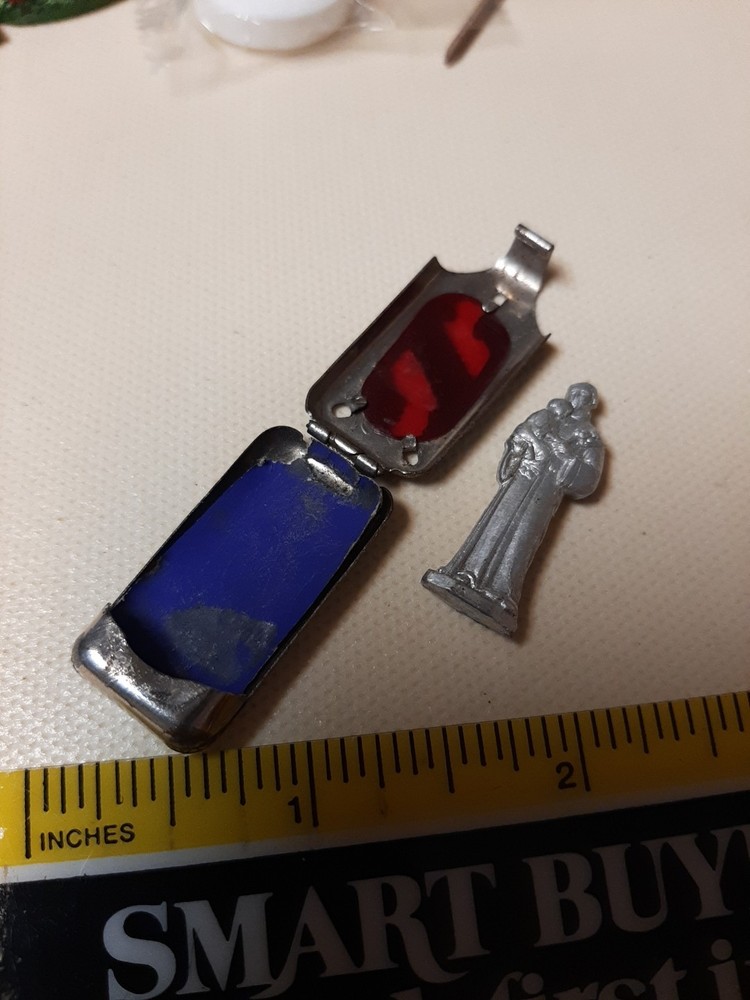 Antique Pocket Shrine Without Rosary