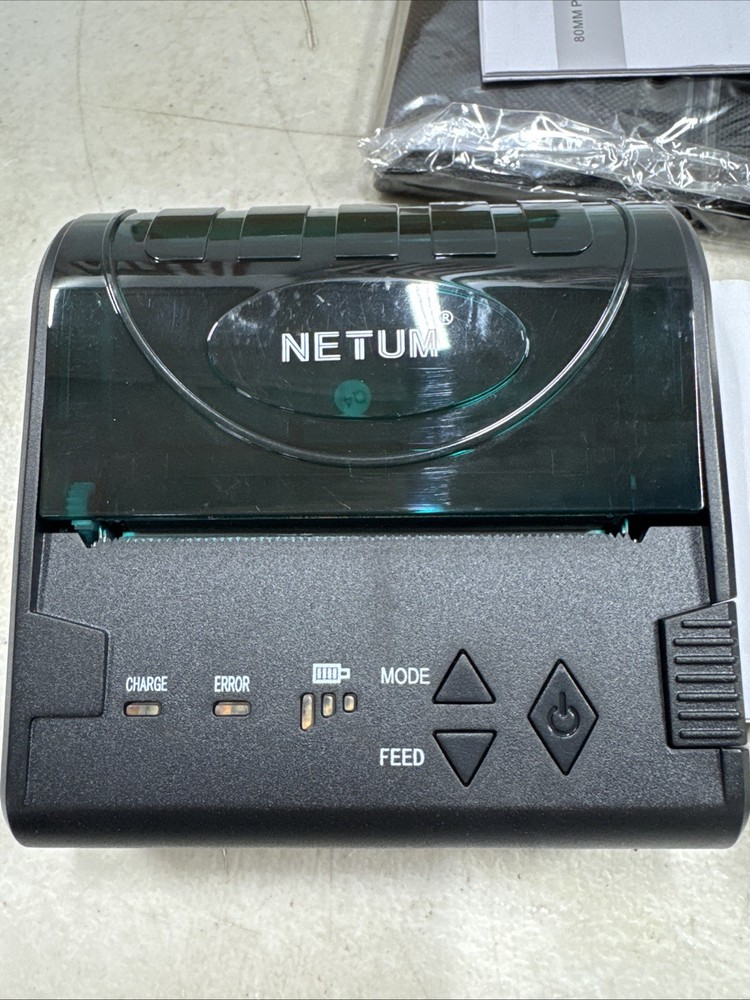 NETUM 80mm Bluetooth Thermal Receipt Printer Wireless POS Android iOS USB Mini