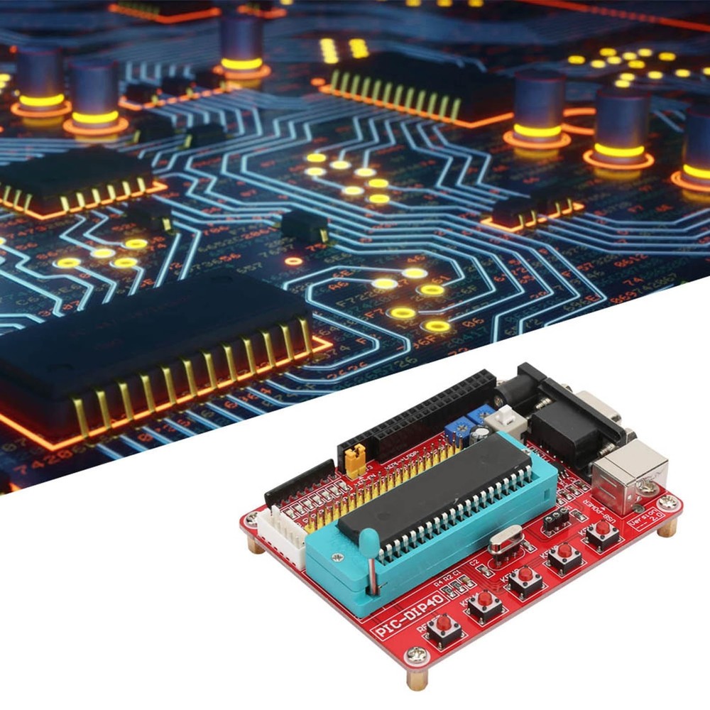 PIC16F877A Microcontroller Learning Board Development Kit with RS232 Interfac...