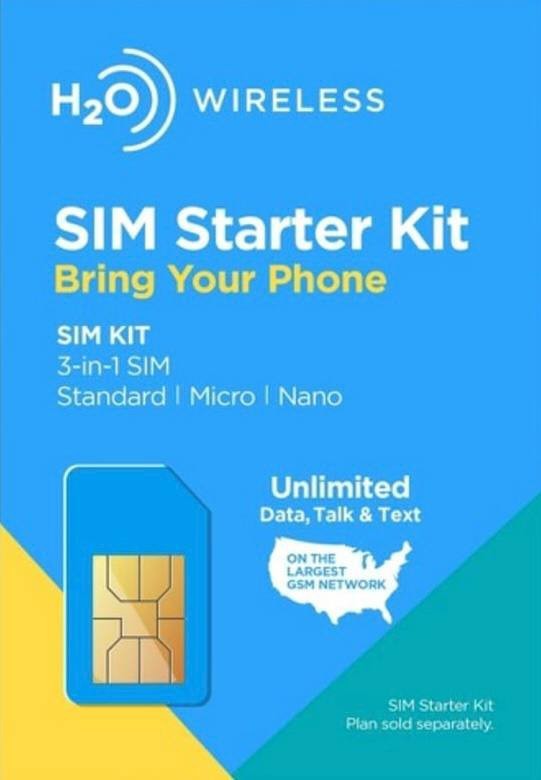 H2O Wireless 12 Month Plan 3G