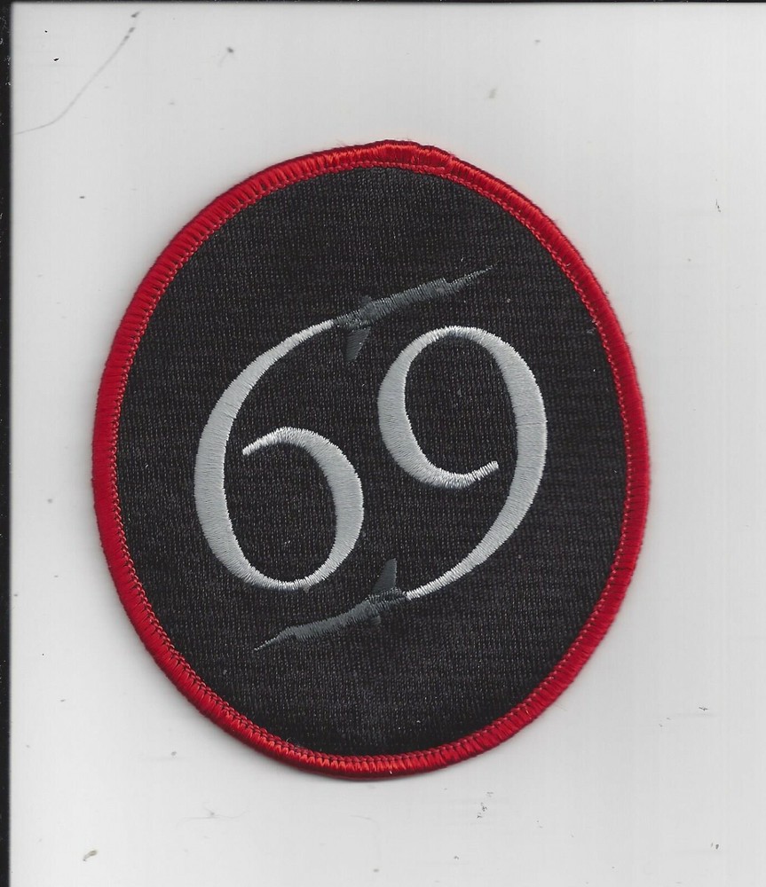 PATCH USAF 69TH FIGHTER SQ WEREWOLVES F-16            MS