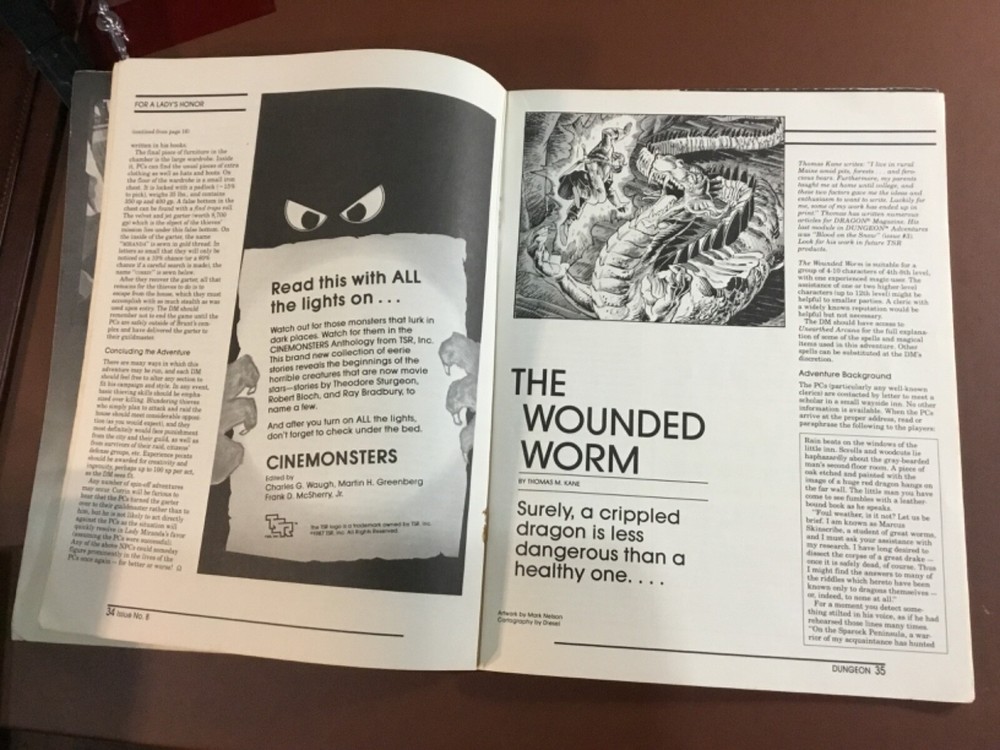 Dungeon Magazine #8 December 1987