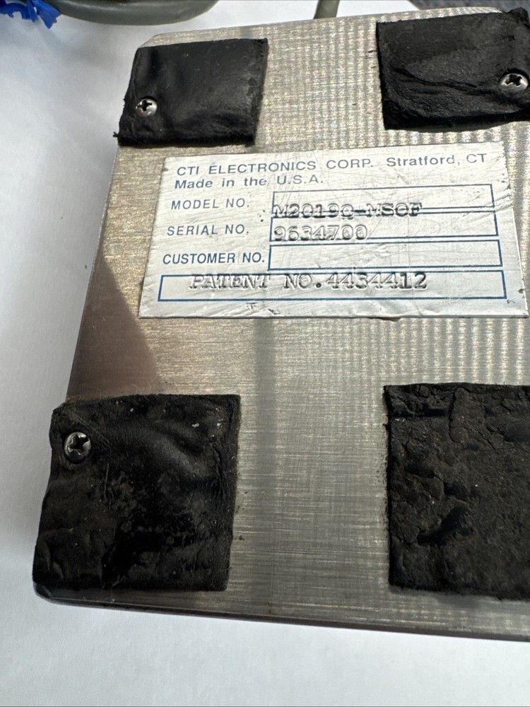 CTI Electronics M20190-MSOF Industrial Mouse Pointer Joystick Vintage Serial db9