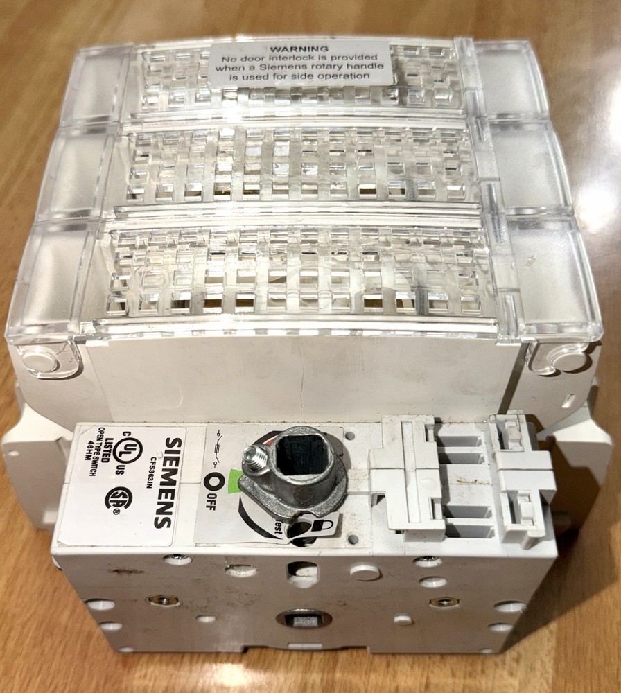 SIEMENS DISCONNECT SWITCH  CFS362JN Functioning 100A 600V 3 ph