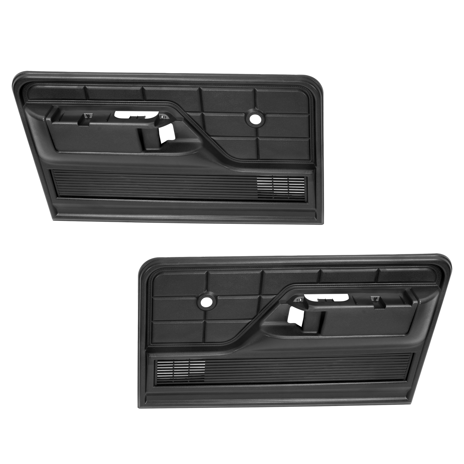 Fit 73-79 Ford F-100 F-150 F-250/ 78-79 Ford Bronco Interior Door Panels Black