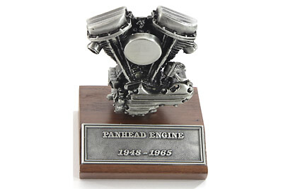 Harley Panhead Motor Model Shelf Display