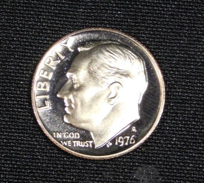 1976 S Clad Proof Roosevelt Dime (24-05-002)